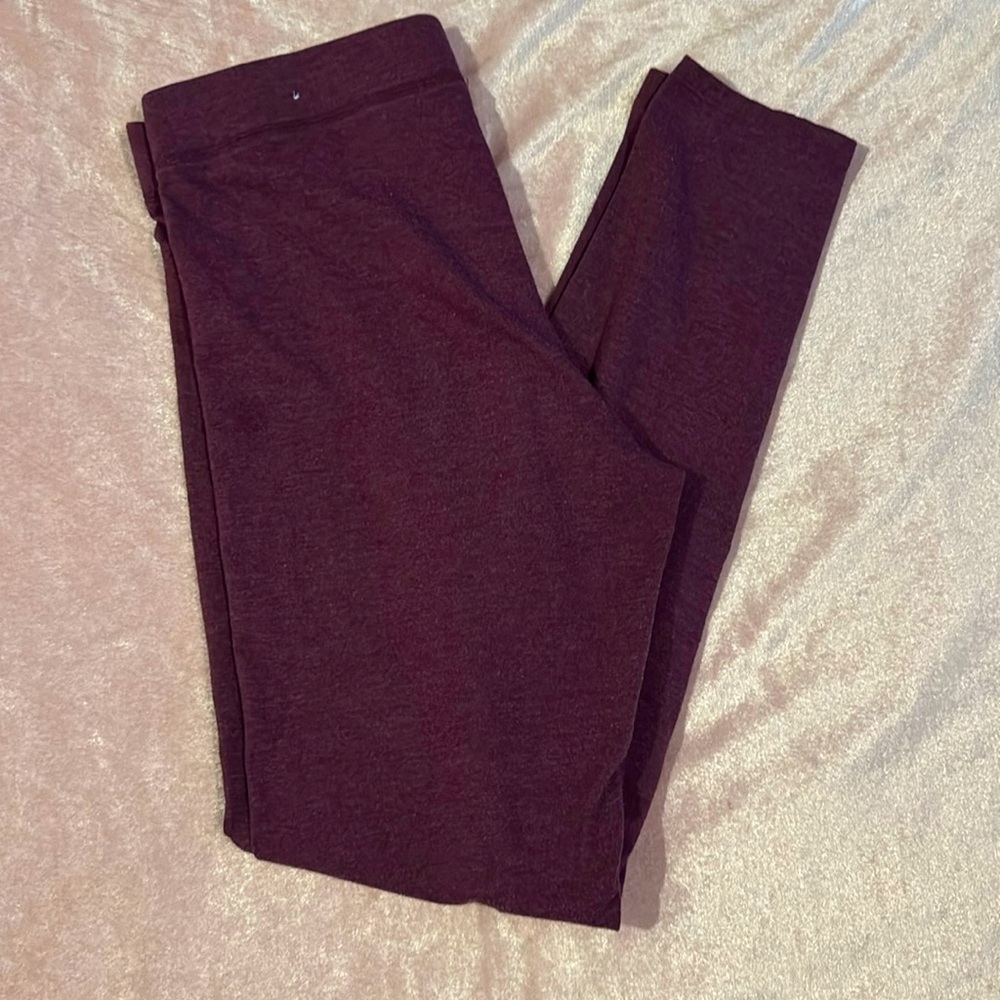 PINK VS Soft Maroon Leggings